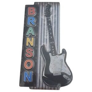 Branson Missouri Souvenir Magnet Fridge Travel Gift Decor Country Music Guitar‎